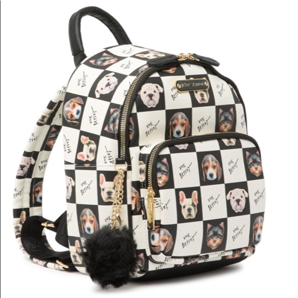 🎉Last One!!🎉 NEW Betsey Johnson FurPup Backpack - Picture 3 of 5